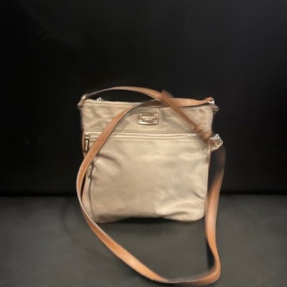 Michael Kors Small Tan Kempton Crossbody Bag Nylon - Picture 2 of 7